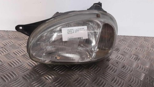 Phare Avant Gauche Halogène Pour Opel Corsa C Phase 2 - Pièce D'occasion, état Correct, Réf 93188581