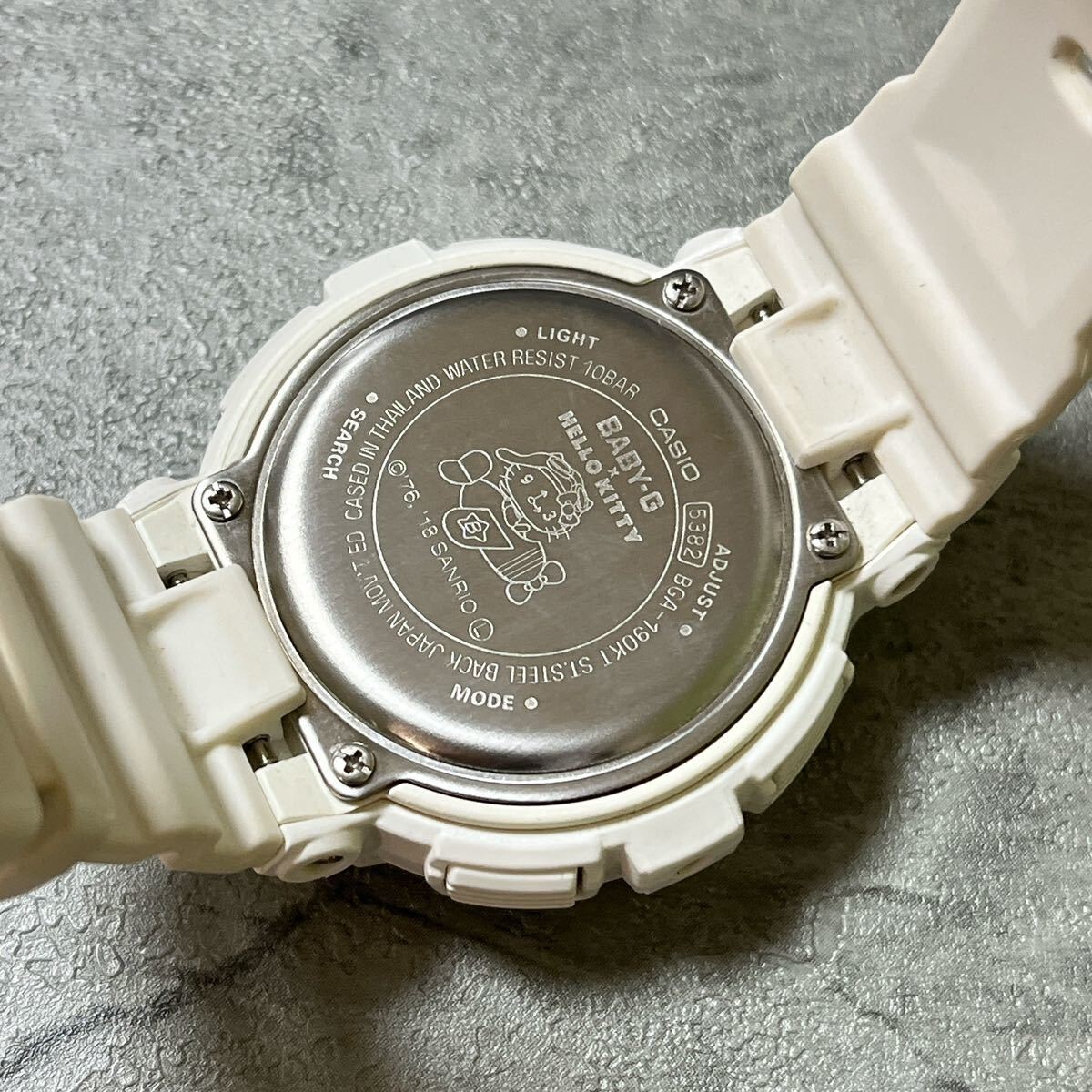 CASIO BABY-G BGA-190KT-7BJR Hello Kitty Collaboration Model White