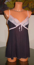 NWT Hanky Panky Babydoll  String, sz L Polka Dots