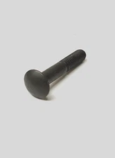 (25) 7/16-14 X 2-1/2 Carriage Bolts Black square neck hold down screw 7/16x2.5