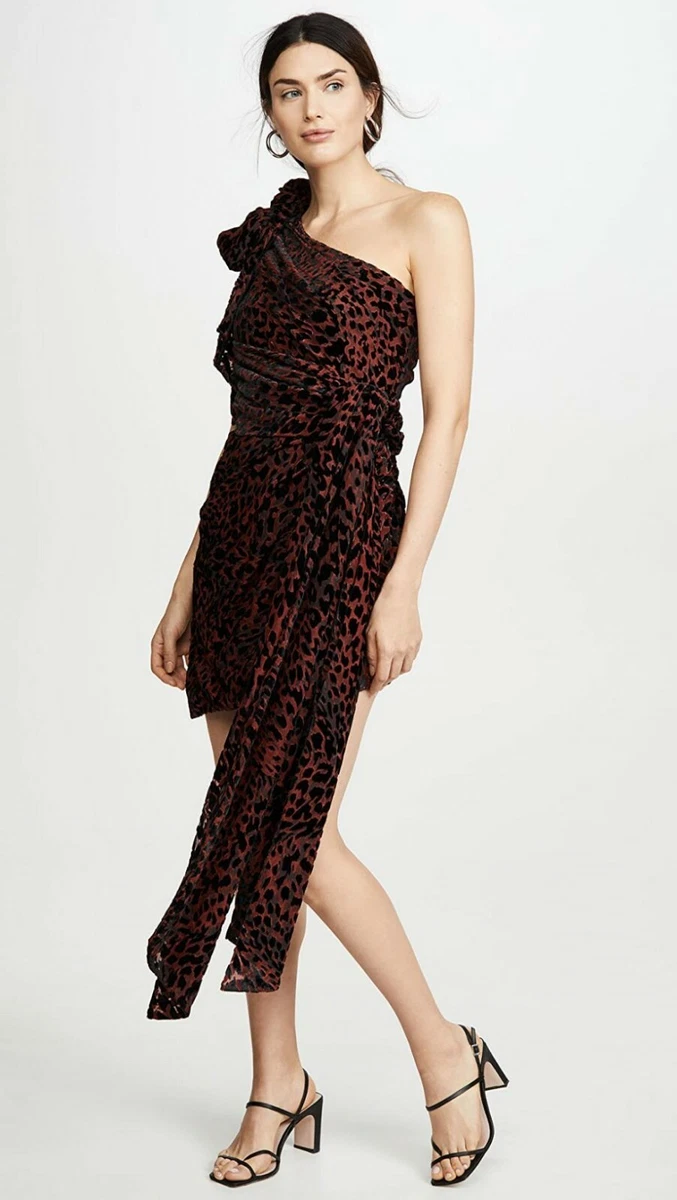 Misha top leopard dress