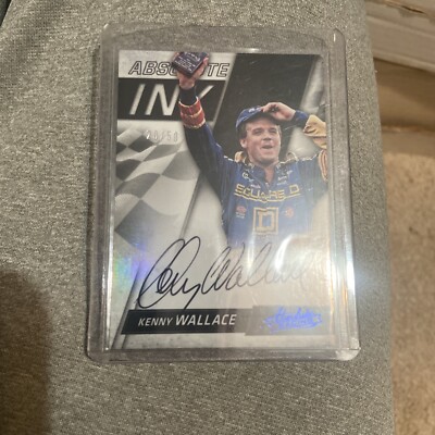 2017 Absolute Ink Kenny Wallace Autograph /50 Racing NASCAR