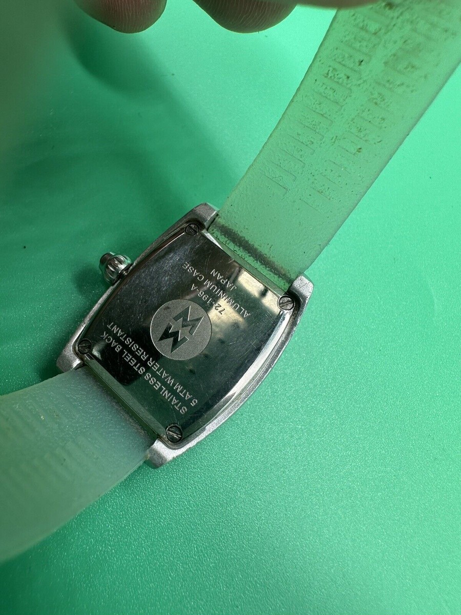 Michelle Urban Ladys Watch with Date. 72-196-A.Silicone 8\