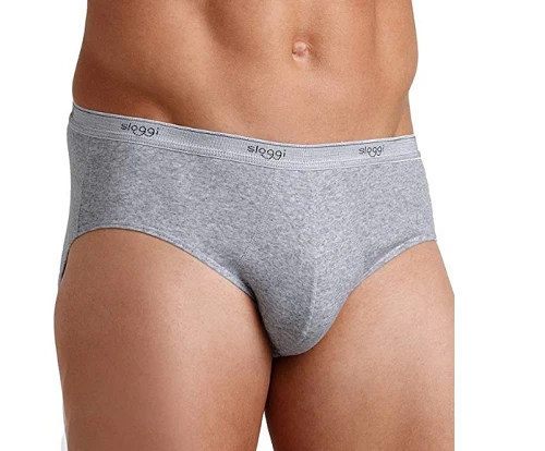 6 Slip Uomo Sloggi Basic Midi Bianco/nero/grigio Basic mutande - Immagine 2 di 3