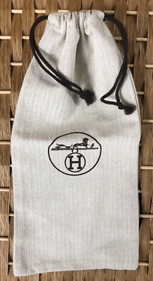 Housse à Chaussures Hermes Dust Bag - Sac à Cordon Beige Taille Unique