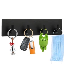 Key Holder for Wall Decorative Adhesive Stainless Steel Key Hooks Key Hanger ...