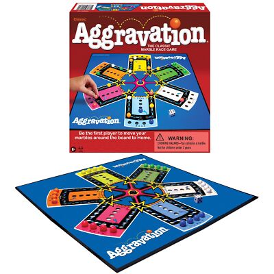 Aggravation Game Family Board Game Multi Colored Fun for 2 to 6 Players
