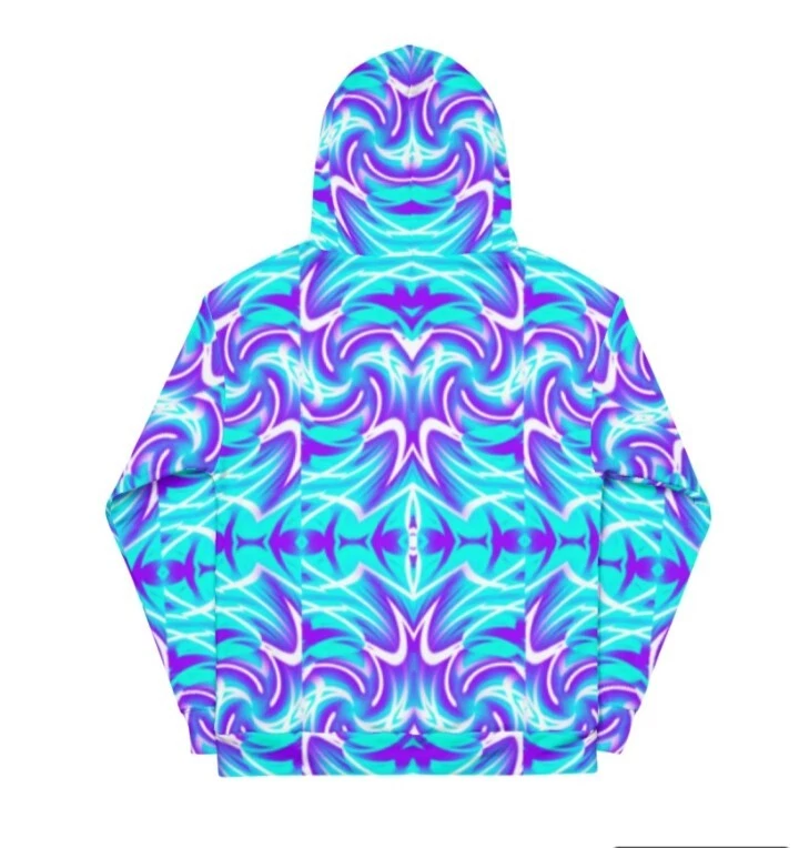 Neon store print hoodie