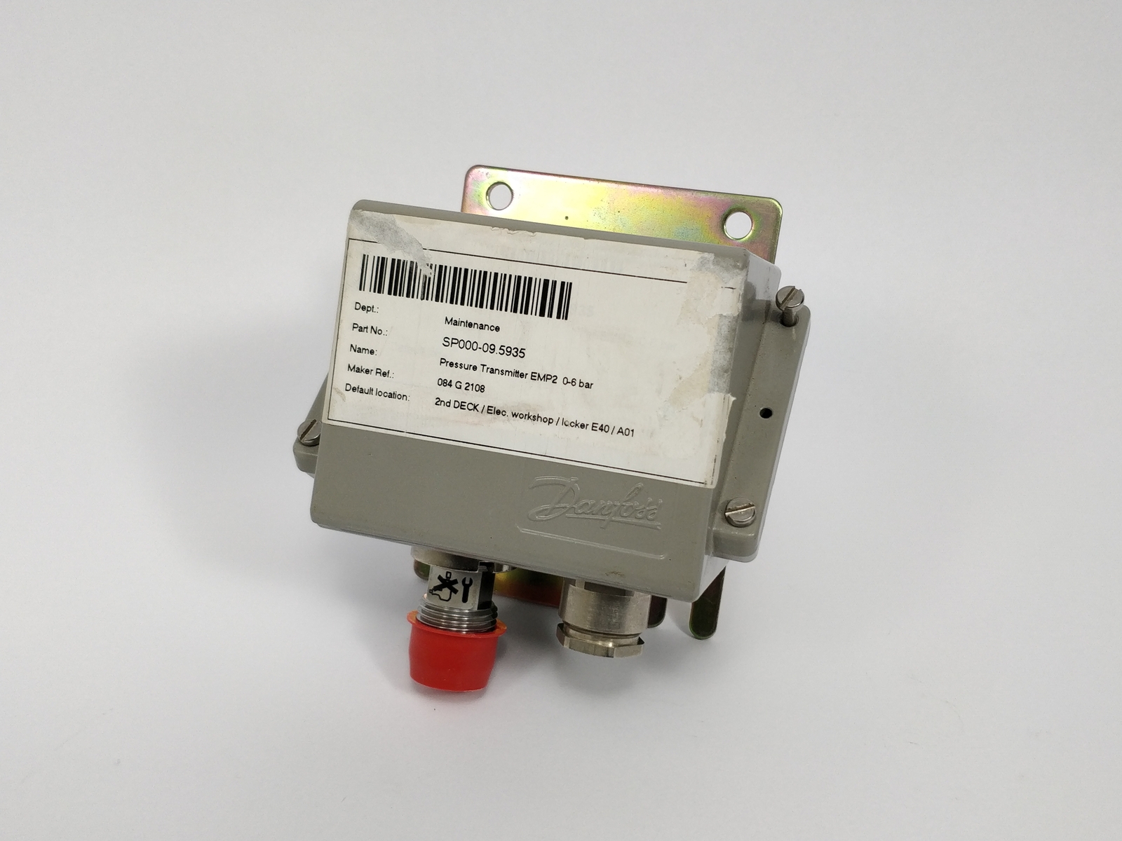 Danfoss 084G2108 EMP2 Pressure Transmitter 0-6BAR, 4-20mA