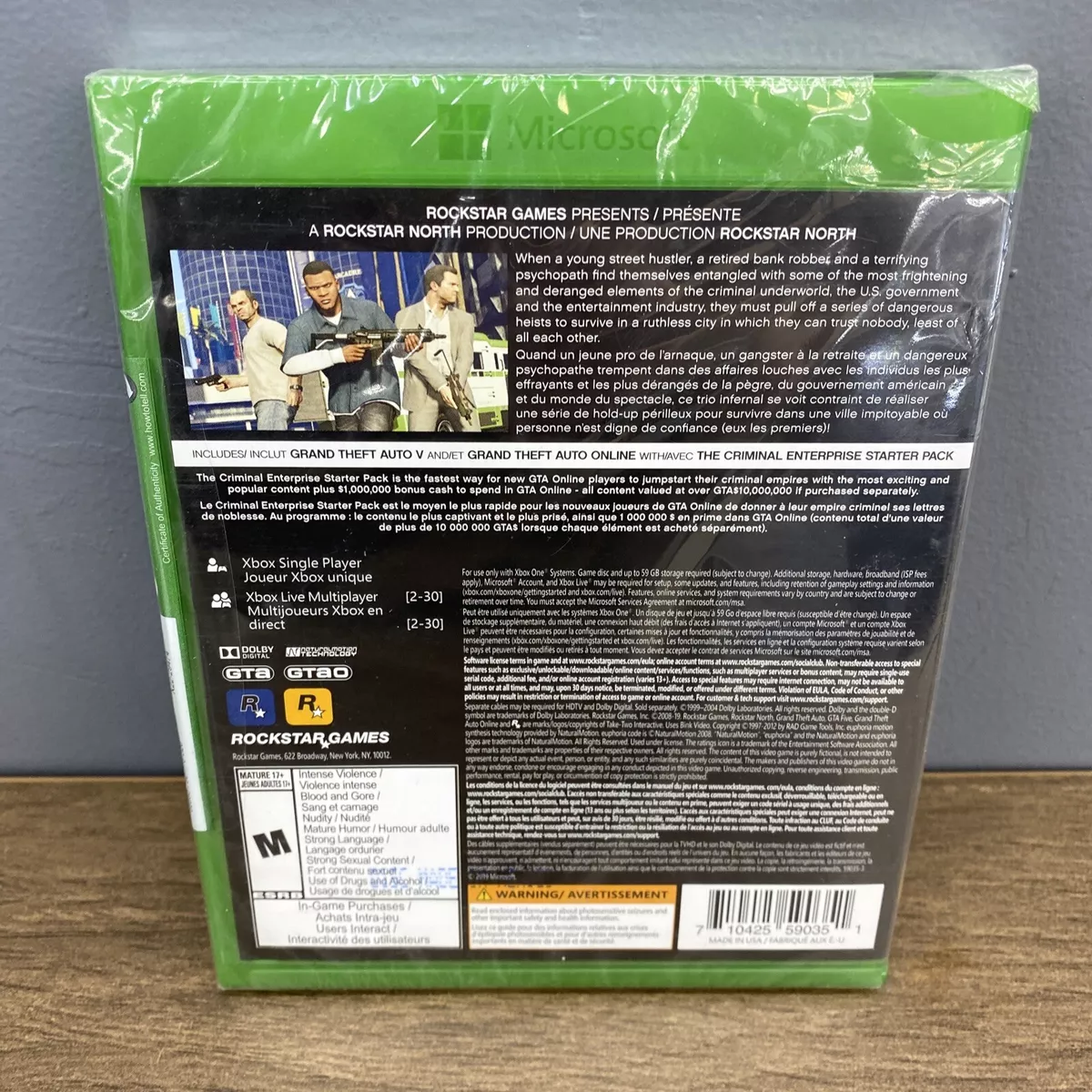 Grand Theft Auto V Premium Online Edition LATAM Xbox One