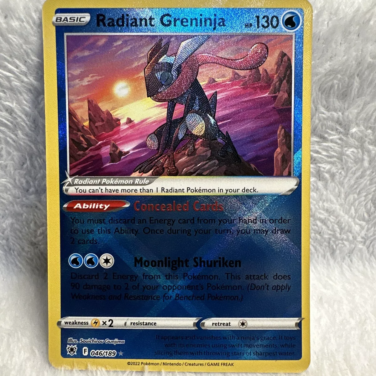 Pokémon TCG Triple Play: Radiant Greninja from Sword & Shield—Astral  Radiance