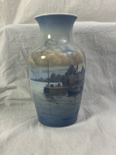 Dahl Jensen Limited Hand Crafted Vase By Arthur Boesen - boat 2/60 - Picture 7 of 11