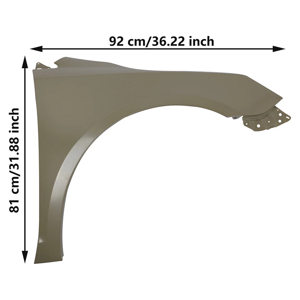 Right Side Fender For 2014-2016 Buick LaCrosse Front Passenger Side 90767106 Foto 2 de 4