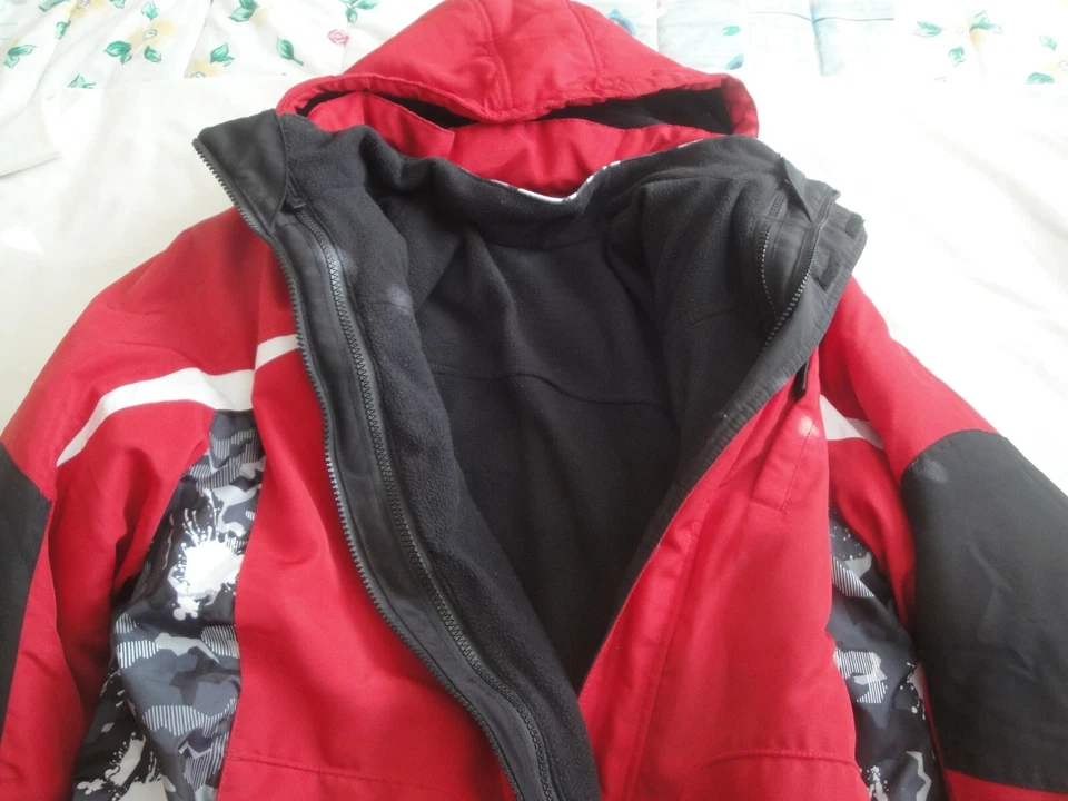 CHAQUETA DE INVIERNO PARA NIÑOS JÓVENES CON CREMALLERA FADED GLORY 2 CHAQUETAS EN 1 TALLA XL 14-16 Foto 2 de 4