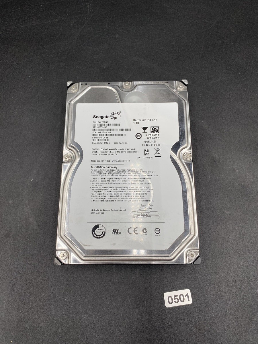 Seagate Barracuda 7200.12 ST31000528AS 1TB 7200RPM 3.5