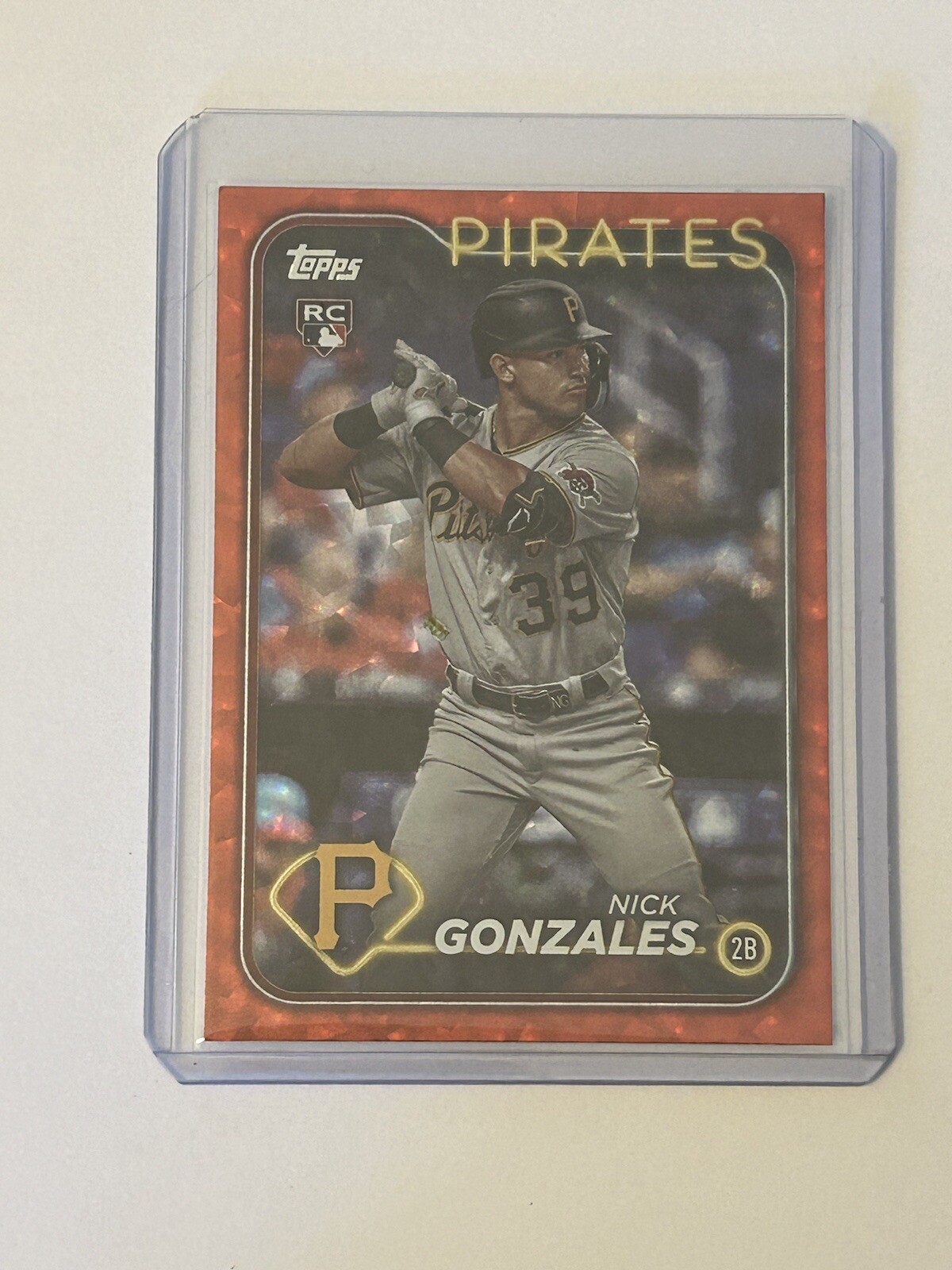 Nick Gonzales Red Crackle Foil #/199 2024 Topps #168