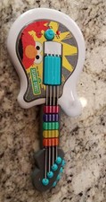 Hasbro Mattel Sesame Street Elmo Let's Rock Guitar Rock N Roll White 2010 Lights