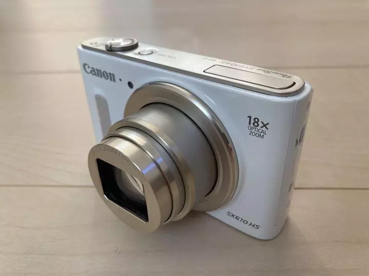 Canon Digital Camera PowerShot SX610 HS White Optical 18x Zoom PSSX610HS