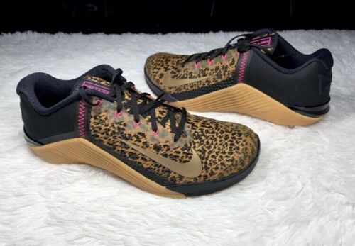 Tenis de entrenamiento Nike 6 estampado de leopardo Crossfit para mujer 12,5 | eBay