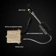 VLAND 35W 6000K White D2H Xenon Bulbs Conversion HID Kit with Ballast light 2PCS