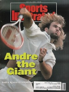 July 13, 1992 Andre Agassi Tennis Sports Illustrated