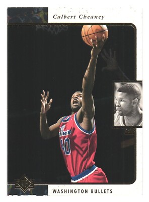 1995-96 SP Upper Deck  Basketball Washington Bullets Calbert Cheaney