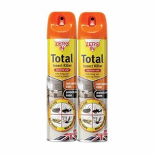 Zero-in Total Indoor Use Fast Acting Contact Insect Killer Spray 300ml