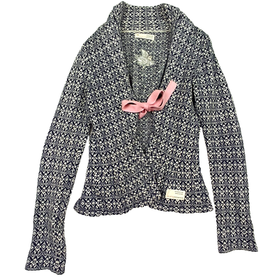 Odd Molly Damen Strickjacke XS Baumwolle Strick Tie Pullover