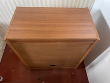 SCARPIERA/MOBILE ITALIANA IN LEGNO MDF E SERRANDINA IN PVC CON APERTURA BREVETTA