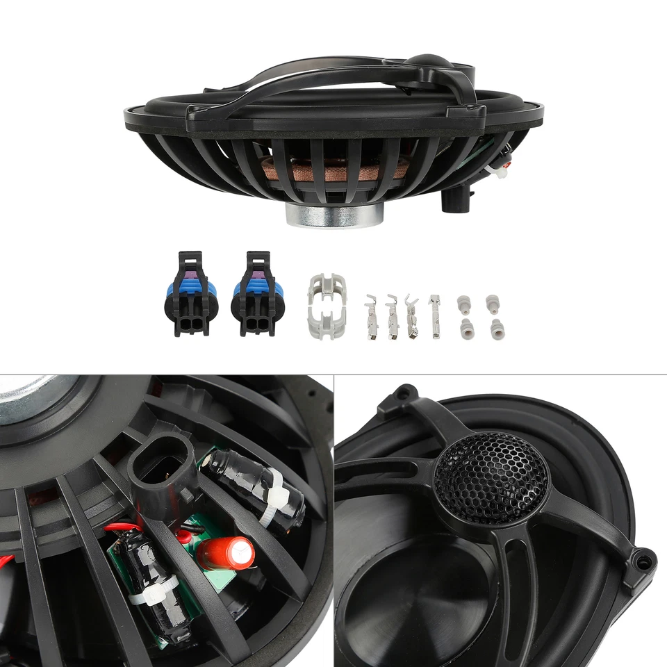 Altavoces con tapa de alforja de 5"x7" aptos para Harley Touring Electra Street Glide 94-2023 Foto 2 de 4