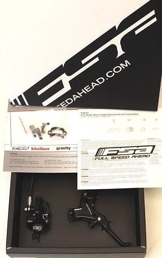 FSA Afterburner Hydraulic MTB Mountain Bike Bicycle Disc Brake Front Lever 95 cm - Image 3 of 4