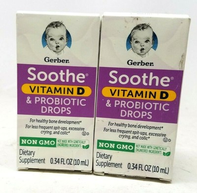 gerber vitamin d drops with probiotics