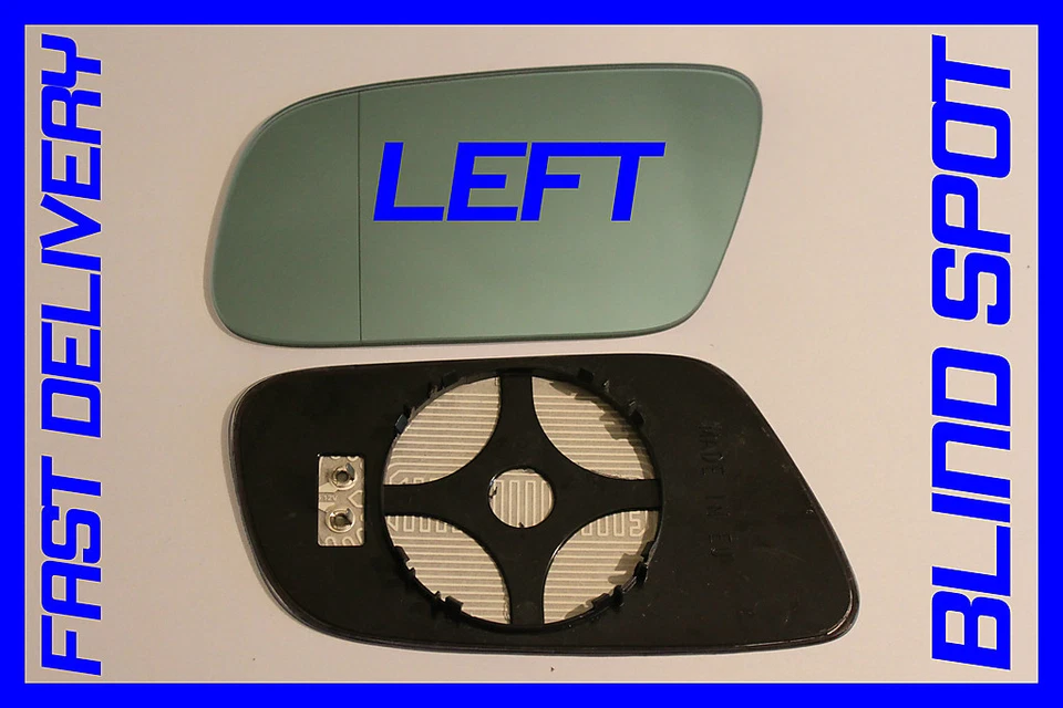 Audi A8/S8 1999-2002 Facelift Außenspiegel Glas Blau Beheizt Toter Winkel - Bild 1 von 1