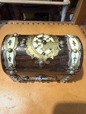 Victorian Coromandel Domed Top Casket/Tea Caddy