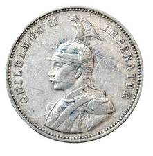 1 Rupie Rupee 1912 J Deutsche Ostafrika Wilhelm II 1888-1918 Silber Km#10