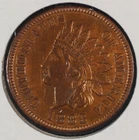 Indian Head Cent. 1883 About Uncirculated. Lot # 9061-360-103