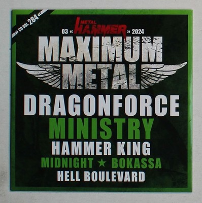 Maximum Metal Vol. 284 Ger Cardcover CD 2024 Dragonforce Ministry Hammer King