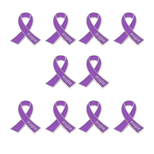 Modern Hope Emblem Pin Elegant Ribbon Detail Stain Resistant Metal Collar Pin - Zdjęcie 10 z 14