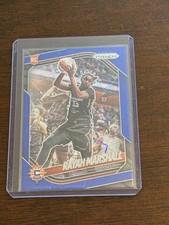 2026 Panini Prizm WNBA Rayah Marshall Blue Laser Rookie Card