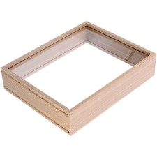  Vetrina Fiori Secchi, Scatola Espositore Ombra, Espositore-Fiori Secchi-Cornice,