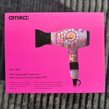 Amika ~The CEO ~ 360° Lightweight Powerhouse ~ Ionic Hair Dryer.