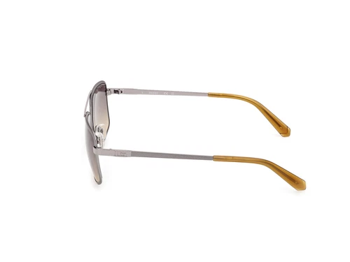 Guess GU00208 09B shiny satin gunmetal 57/18/145 MAN Sunglasses - Picture 3 of 4