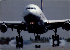 Lufthansa Airbus A340-200 Heran vintage postcard o746