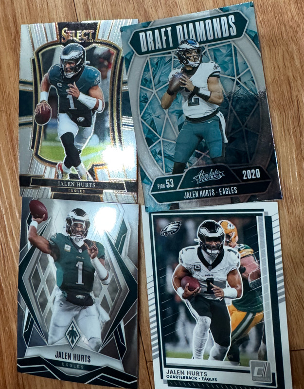 30 JALEN HURTS Card Lot Eagles Alabama Oklahoma Football NFL Assortment INVEST
