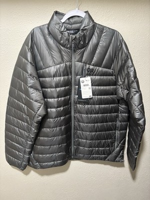 Outdoor Research Helium Down Jacket Men s Size 2XL Pewter/Gray 800 PF NWT