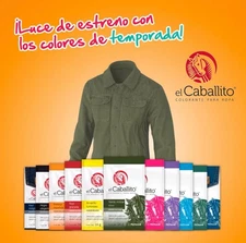 EL CABALLITO / COLORANTE NEGRO MEZCLILLA PARA ROPA PUTNAM / HECHO EN MÉXICO