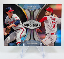 2019 Topps Chrome Greatness Returns Nolan Ryan Shohei Ohtani #GRE-3