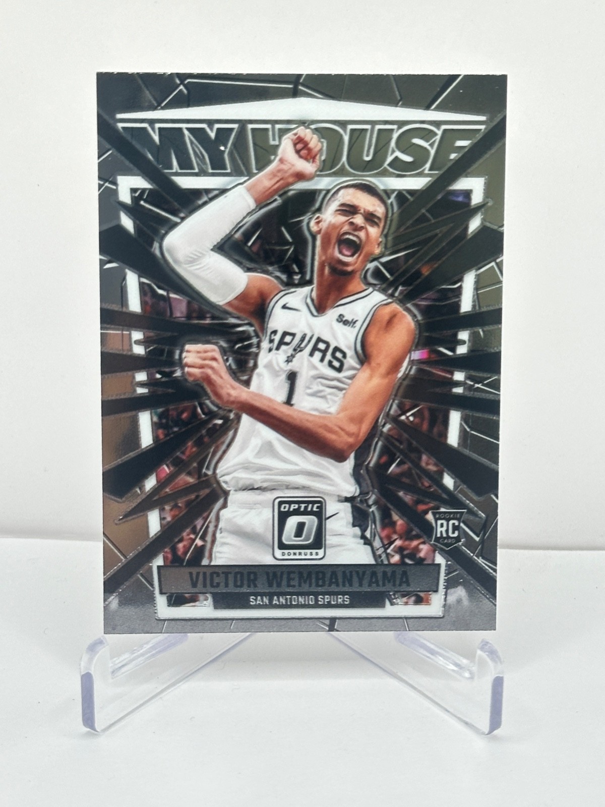 VICTOR WEMBANYAMA 2023-24 Donruss Optic My House #6 RC Rookie Insert Card Spurs
