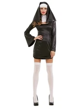 Sinful Sister Nun Halloween Costume Small Catholic School Cosplay New