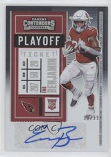 2020 Panini Contenders Rookie Playoff Ticket 10/99 Eno Benjamin #215 Auto x5u